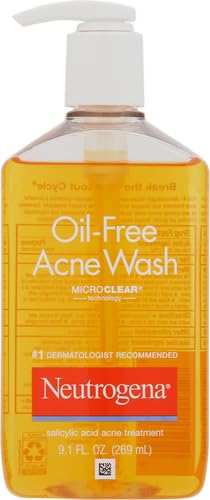 Oil Free Acne Wash - salicylic acid acne treatment - 9.1 oz