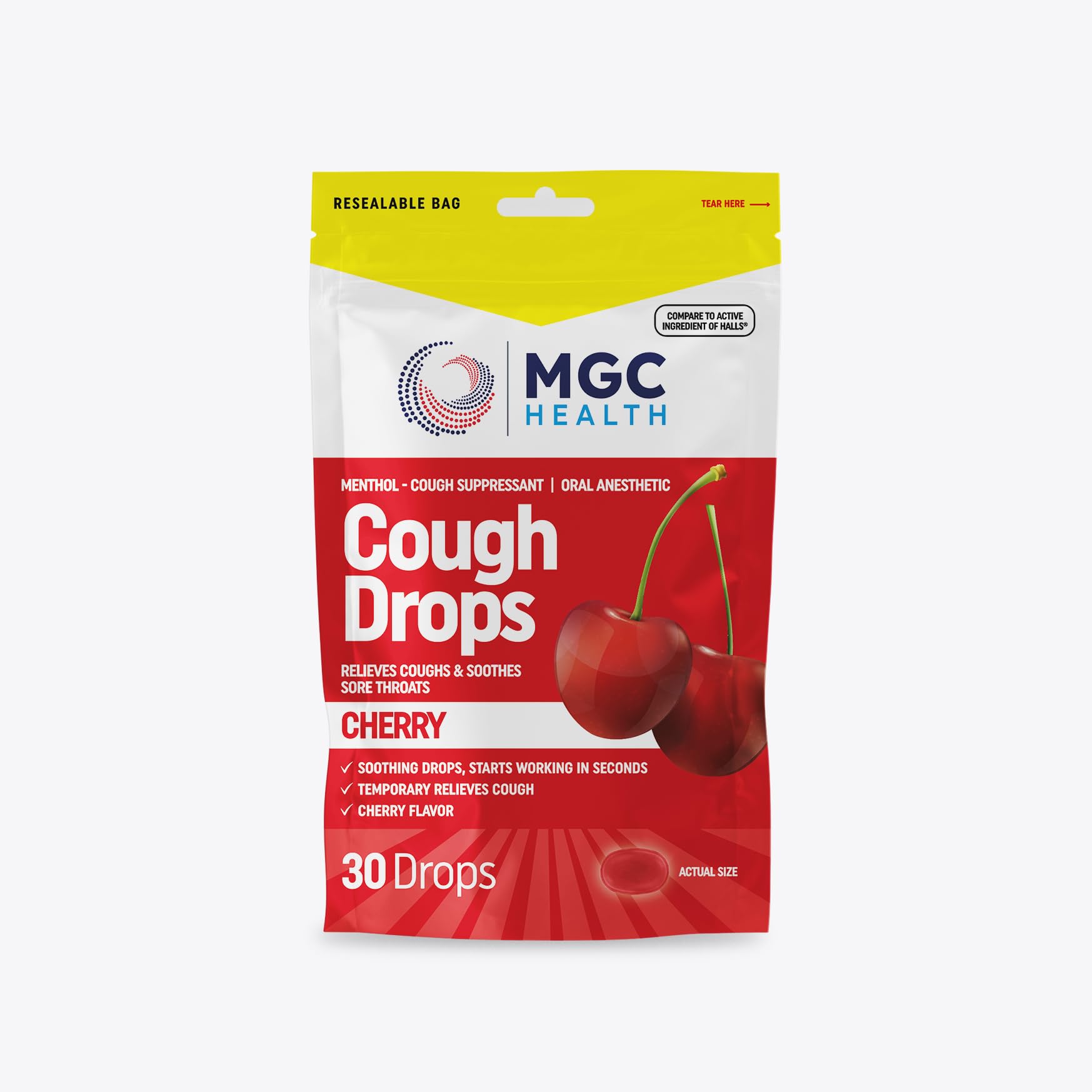 Cough Drops Cherry 30 Drops