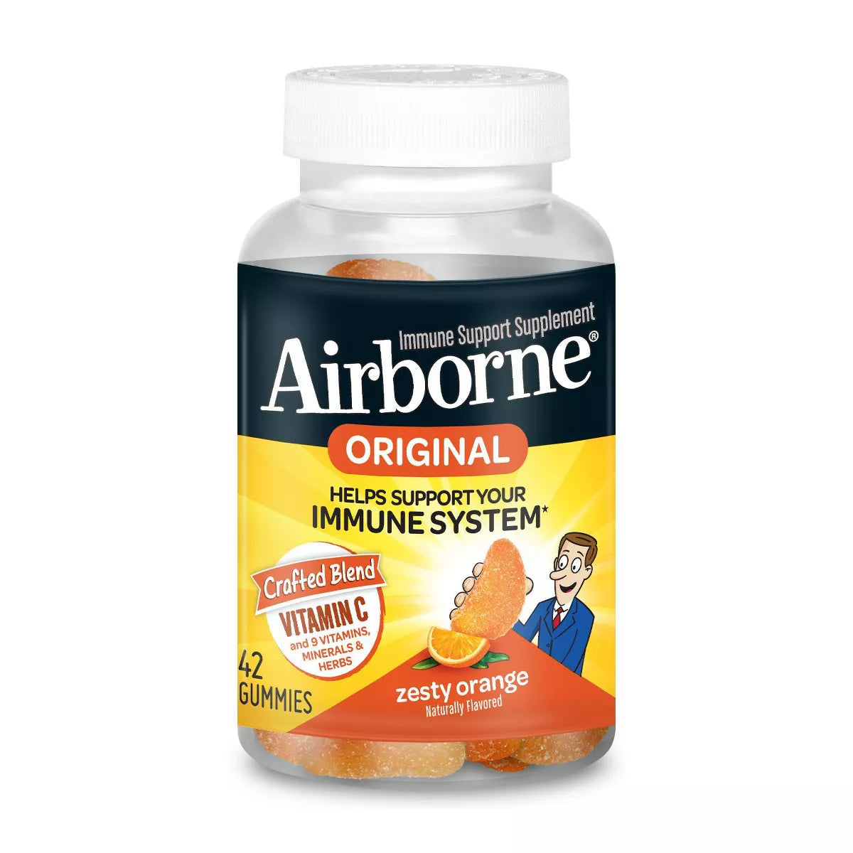 Airborne Vitamin C Immune Support Supplement Gummies