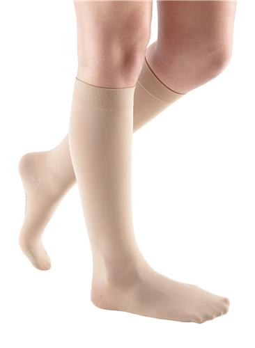 Mediven Comfort Compression Socks 15-20 mmHg Calf Standard Closed Toe Sandstone