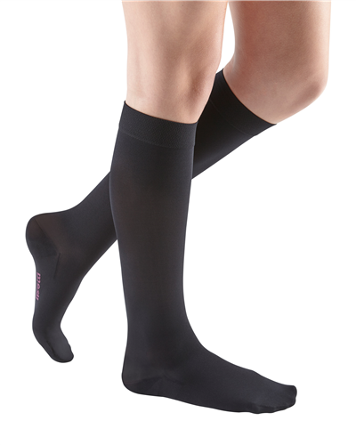 Mediven Comfort Compression Socks 15-20 mmHg Calf Standard Closed Toe Ebony
