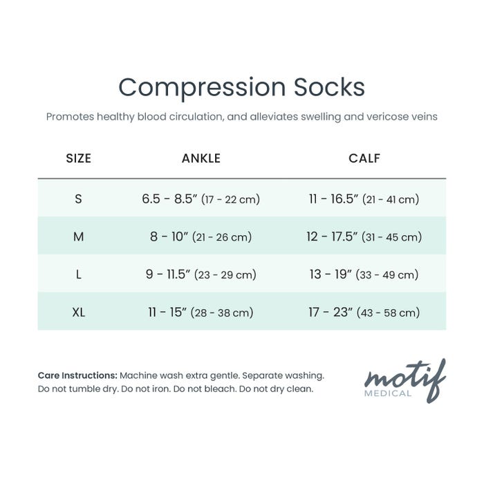 Maternity Compression Socks White/Gray/Green