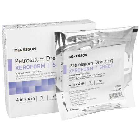 Petrolatum Dressings Xeroform Sheet Individuals