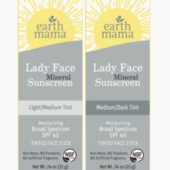 Lady Face Mineral Sunscreen Face Stick SPF 40 Light/Medium