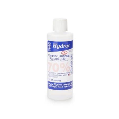 Antiseptic Topical Isopropyl Rubbing Alcohol 70percent 4oz.