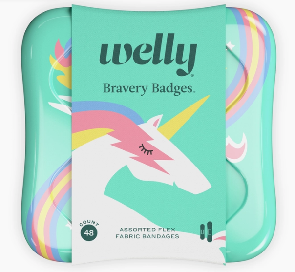 Fabric Bandages Bravery Badges - Unicorn