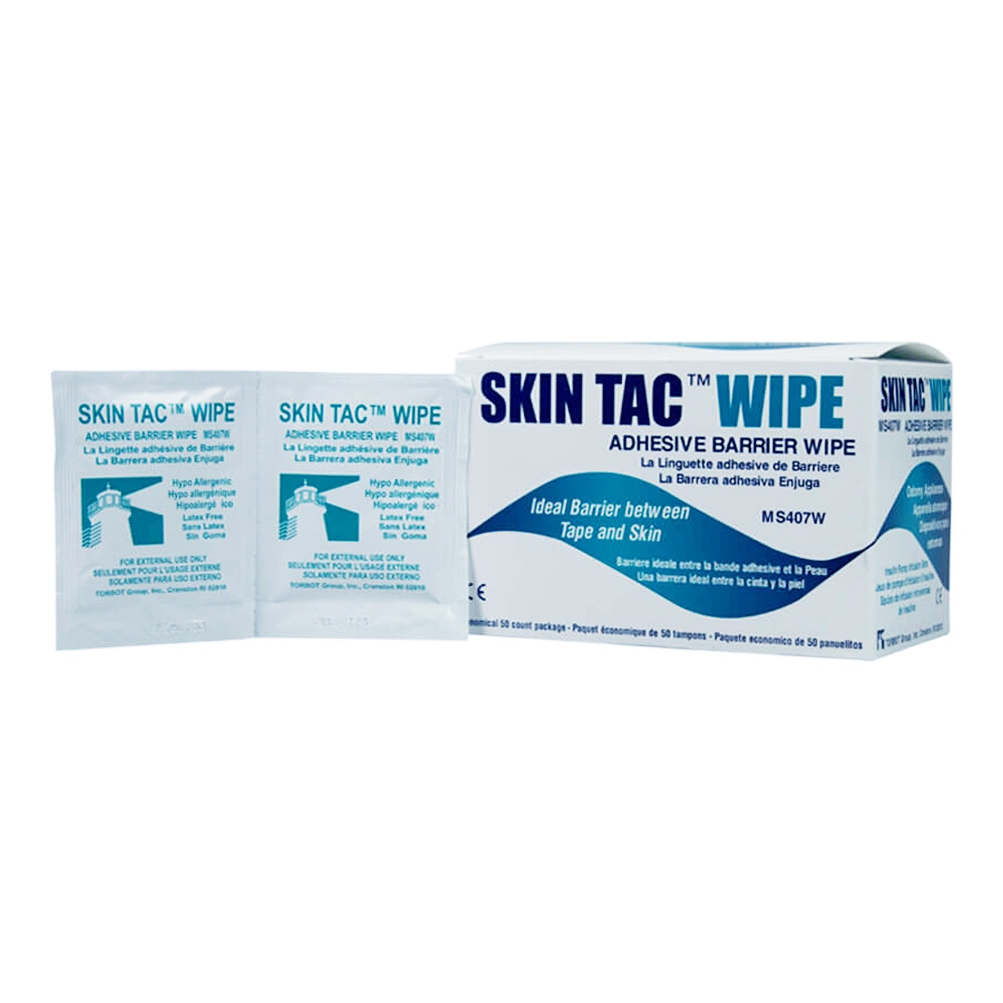 Adhesive Barrier Wipe - 50ct