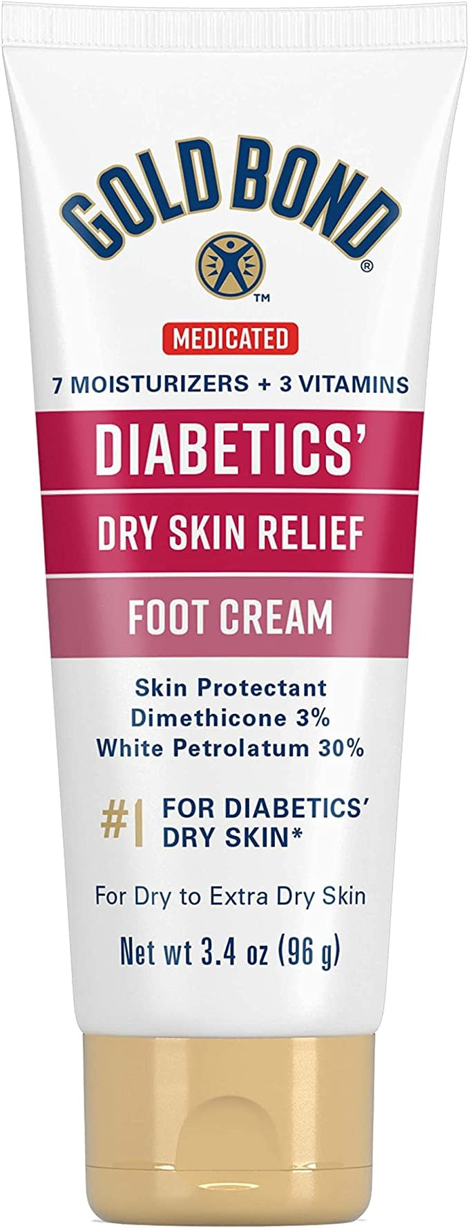Dry Skin Foot Cream Diabetics' 3.4oz.