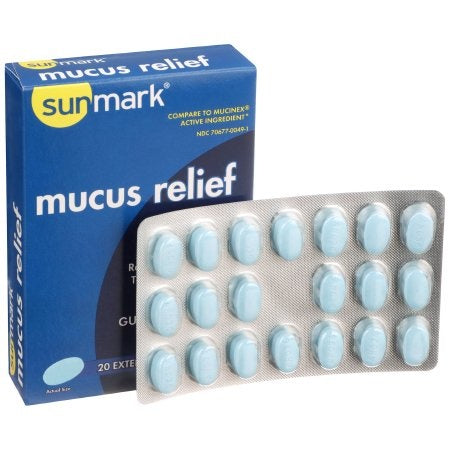 Mucus Relief 600 mg 20 tablets