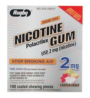 Nicotine Gum 2mg Strength 100pcs.