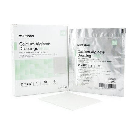Calcium Alginate Dressing - Antimicrobial Silver
