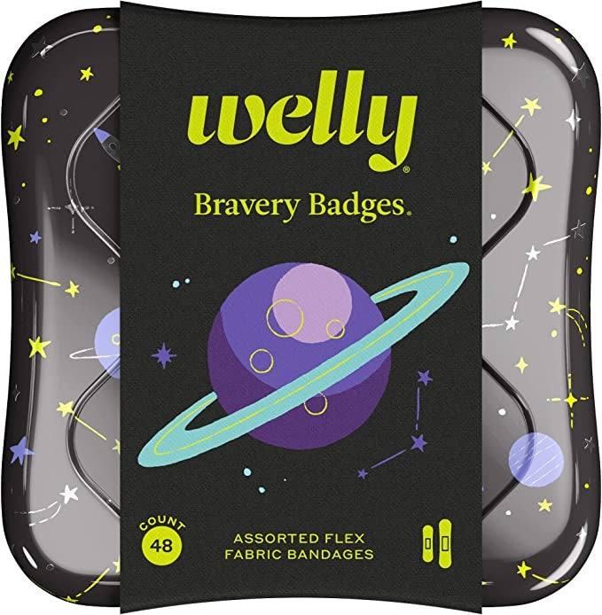 Fabric Bandages Bravery Badges - Space