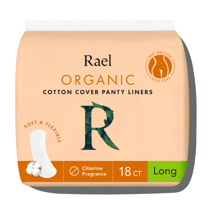 Organic Cotton Cover Panty Liners - Long