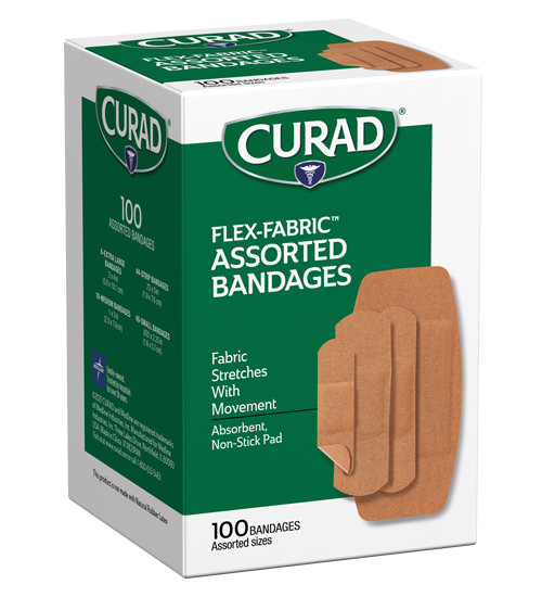 Flex-Fabric Bandages 100ct. assorted